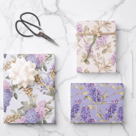Wistaria-verpakkingspapier Inpakpapier Vel (Voorkant)