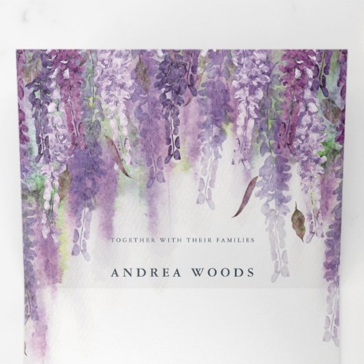 Wisterdromen Drieluik Uitnodiging (Binnenzijde eerst)