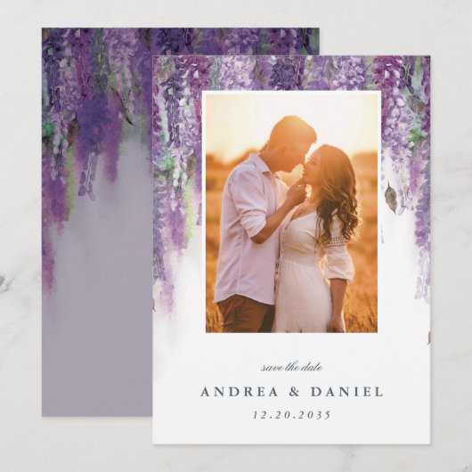 Wisterdromen Save The Date (Voorkant / Achterkant)