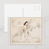 Wisteria, 1940 door Louis Icart Briefkaart (Voorkant / Achterkant)