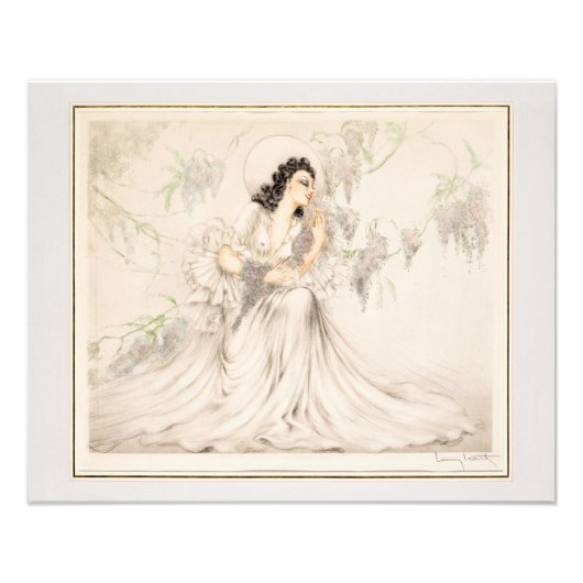 Wisteria, 1940 door Louis Icart Foto Afdruk (Voorkant)