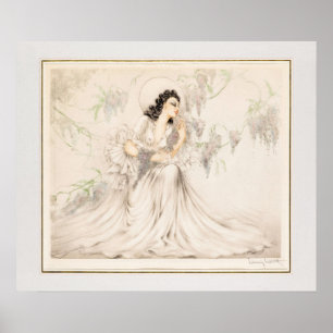 Wisteria, 1940 door Louis Icart Poster