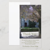 Wisteria 1 Christelijk sympathie bedankt (Voorkant / Achterkant)