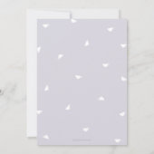 Wisteria Afternoon Tea Bruids/Trouwdouche Kaart (Achterkant)