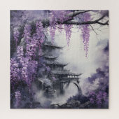 Wisteria Ancient Temple Legpuzzel (Verticaal)