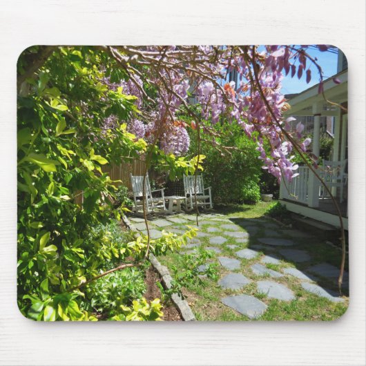 Wisteria and Rocking Chairs - Martha's Vineyard Muismat (Voorkant)