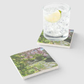 Wisteria and Rocking Chairs - Martha's Vineyard Stenen Onderzetter (Zijkant)