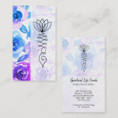 *~* Wisteria and Rozen Path of Nirvana Flowers Visitekaartje (Voorkant / Achterkant)