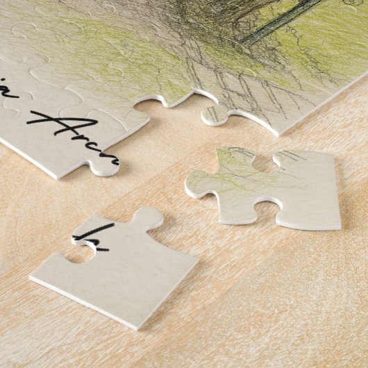 Wisteria Arch Jigsaw Legpuzzel (Zijkant)