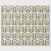 Wisteria Archway in een zomertuin Cadeaupapier (Vlak)