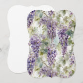 Wisteria Background Kaart (Voorkant / Achterkant)