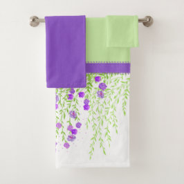 Wisteria Bath Towel Set Bad Handdoek