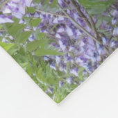 Wisteria Blanket for Lovers of Flowers Fleece Deken (Hoek)