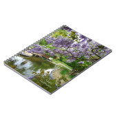 Wisteria bloemen notitieboek (Linkerzijde)