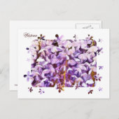 WISTERIA BRIEFKAART (Voorkant / Achterkant)