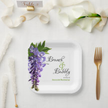 Wisteria Brunch bubble Vrijgezellenfeest op wit