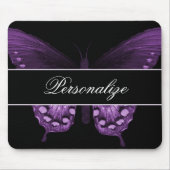 Wisteria Butterfly Banner Mousepad Muismat (Voorkant)