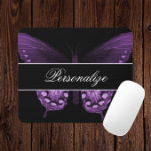 Wisteria Butterfly Banner Mousepad Muismat