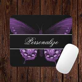 Wisteria Butterfly Banner Mousepad Muismat