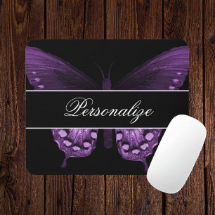 Wisteria Butterfly Banner Mousepad Muismat