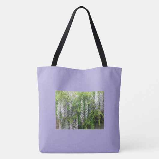 Wisteria Canvas tas (Achterkant)