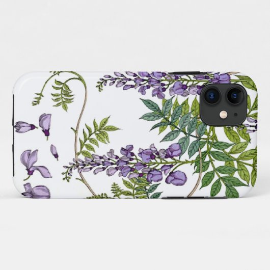 Wisteria Case-Mate iPhone Case (Achterkant (horizontaal))