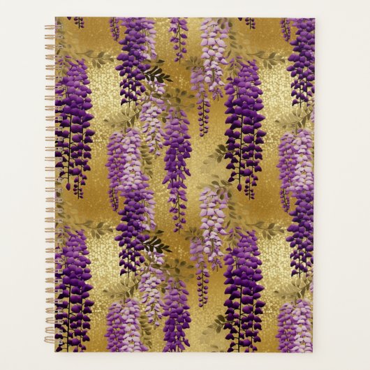 Wisteria Chiyogami Planner (Voorkant)
