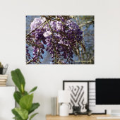 Wisteria-cluster Poster (Thuiskantoor)