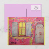 wisteria cottage briefkaart (Voorkant / Achterkant)