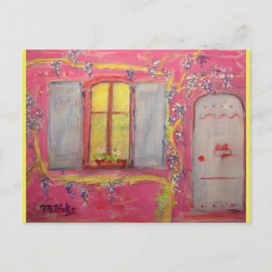 wisteria cottage briefkaart (Voorkant)