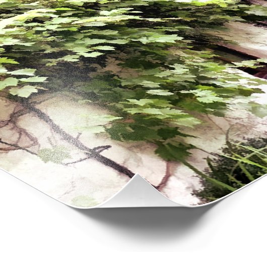 WISTERIA COTTAGE FOTO AFDRUK (Hoek)