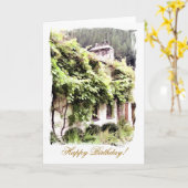 WISTERIA COTTAGE KAART (Gele Bloem)