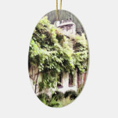 WISTERIA COTTAGE KERAMISCH ORNAMENT (Links)