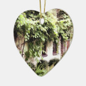WISTERIA COTTAGE KERAMISCH ORNAMENT (Links)