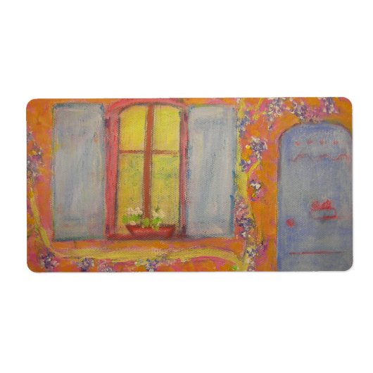 Wisteria Cottage provence frankrijk Etiket (Voorkant)