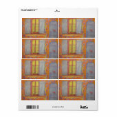 Wisteria Cottage provence frankrijk Etiket (Full Sheet)