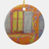 Wisteria Cottage provence frankrijk Keramisch Ornament (Achterkant)