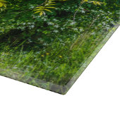 Wisteria country landeglas snijplank (Hoek)