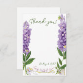 Wisteria Dankkaart Bedankkaart (Voorkant / Achterkant)