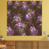 Wisteria, de sinaasappelschilderij canvas afdruk (Insitu (Woonkamer))