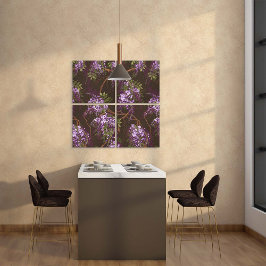 Wisteria, de sinaasappelschilderij canvas afdruk