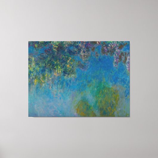 Wisteria door Claude Monet Canvas Afdruk (Voorkant)