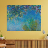 Wisteria door Claude Monet Canvas Afdruk (Insitu (Woonkamer))