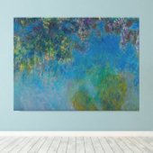 Wisteria door Claude Monet Canvas Afdruk (Insitu (Houten vloer))