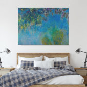 Wisteria door Claude Monet Canvas Afdruk (Insitu (Slaapkamer))
