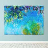 Wisteria door Claude Monet Canvas Afdruk (Insitu (Houten vloer))
