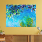 Wisteria door Claude Monet Canvas Afdruk (Insitu (Woonkamer))