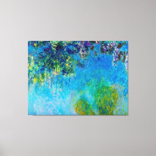 Wisteria door Claude Monet Canvas Afdruk (Voorkant)