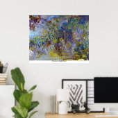 Wisteria door Claude Monet Poster (Thuiskantoor)