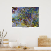 Wisteria door Claude Monet Poster (Keuken)